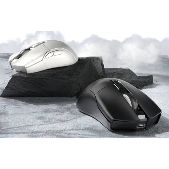 Mysz Rampage Bezprzewodowa mysz gamingowa Darmoshark N3 (biały)