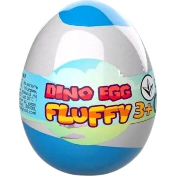 LeanToys Slime Glutek Antystresowy Fluffy Egg Jajo Dinozaura Rozciągliwy 40 ml