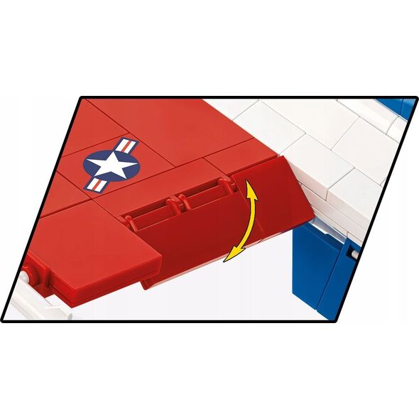 Cobi COBI 5892 Armed Forces Samolot myśliwsko-szturmowy F-16 (YF-16) First Flight 1974 375 klocków