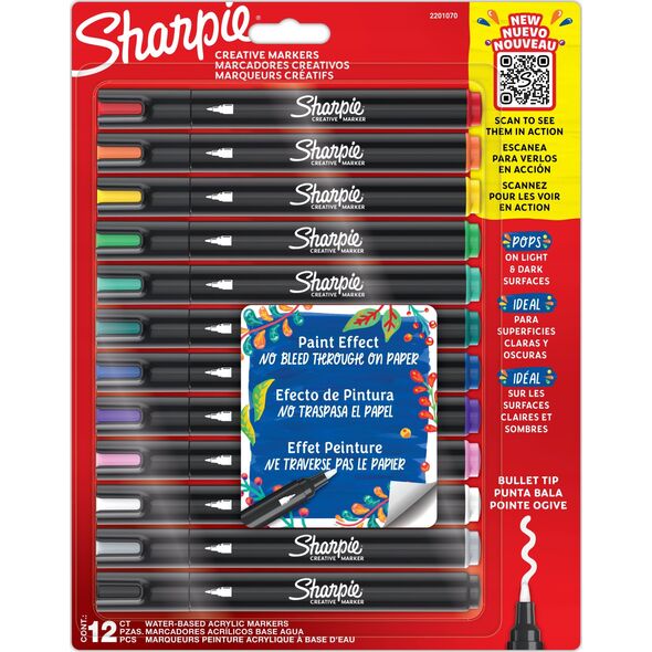 Sharpie Sharpie - Creative Acrylic Marker 12-Blister (2201070) /Arts and Crafts