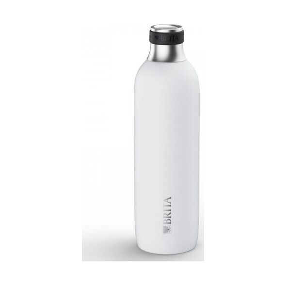 Brita Brita sodaTRIO stainless steel Bottle white Big