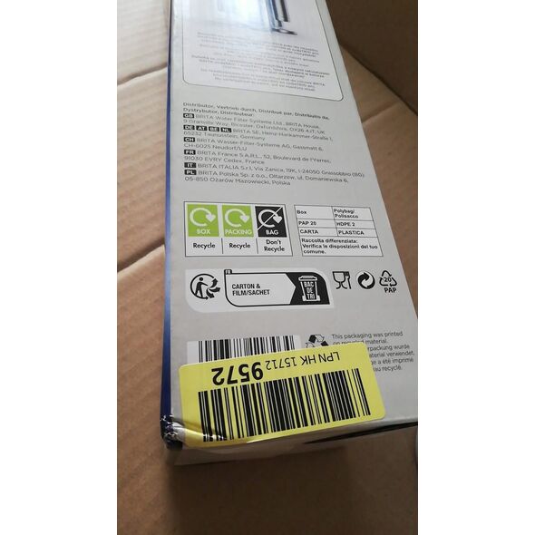 Brita Brita sodaTRIO stainless steel Bottle white Big