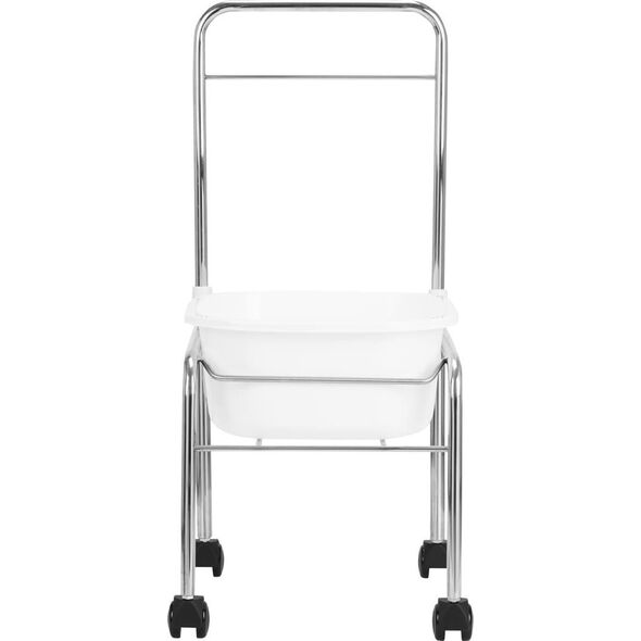Activeshop Brodzik do pedicure na kółkach chrom