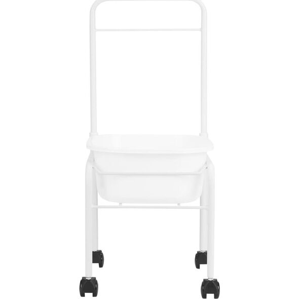 Activeshop Brodzik do pedicure na kółkach biały