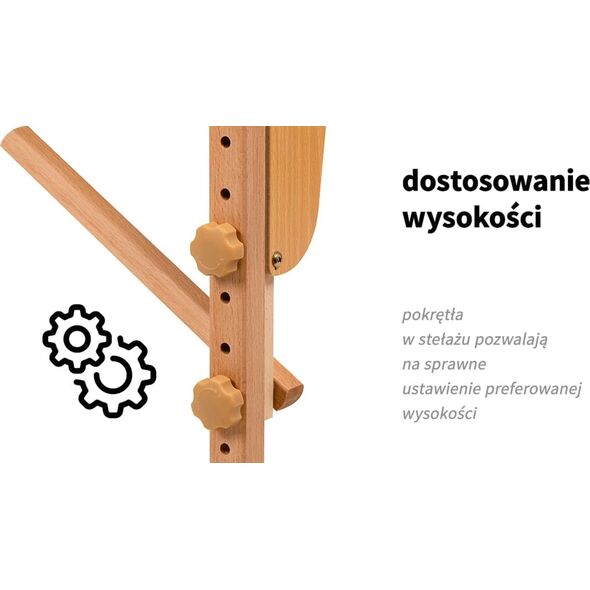 Activeshop Stół składany do masażu drewniany Komfort Activ Fizjo 2 segmentowe róż