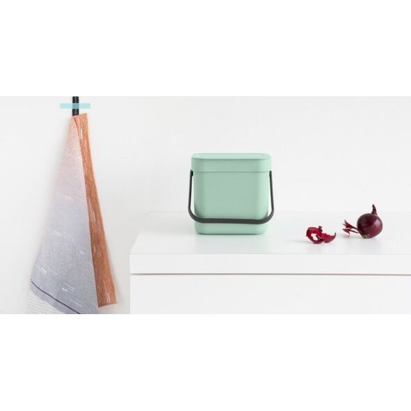 Kosz na śmieci Brabantia Brabantia Sort & Go Waste Bin Jade Green 3 L