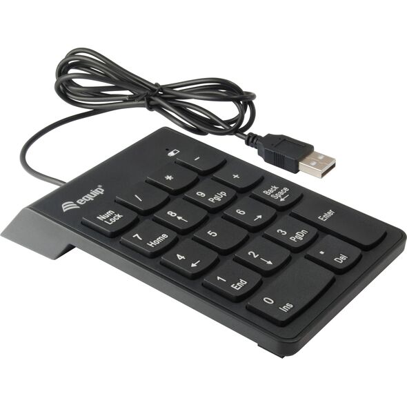 Kalkulator Equip Equip 245205 klawiatura numeryczna Uniwersalne USB Czarny