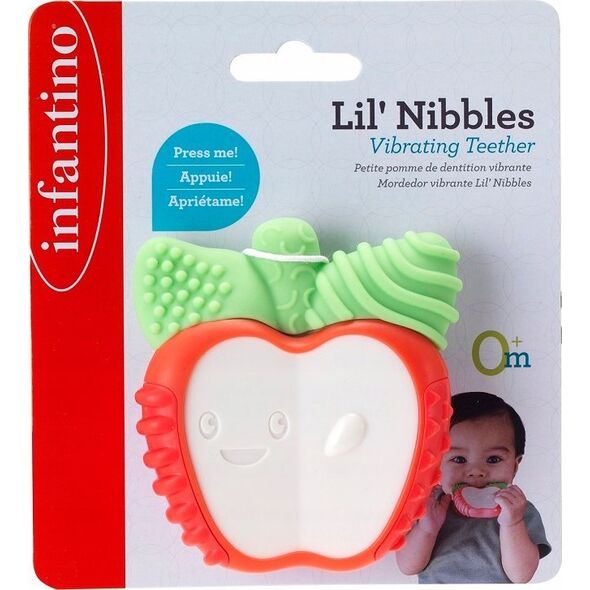Infantino INFANTINO Lil' nibbles vibrating teether- apple