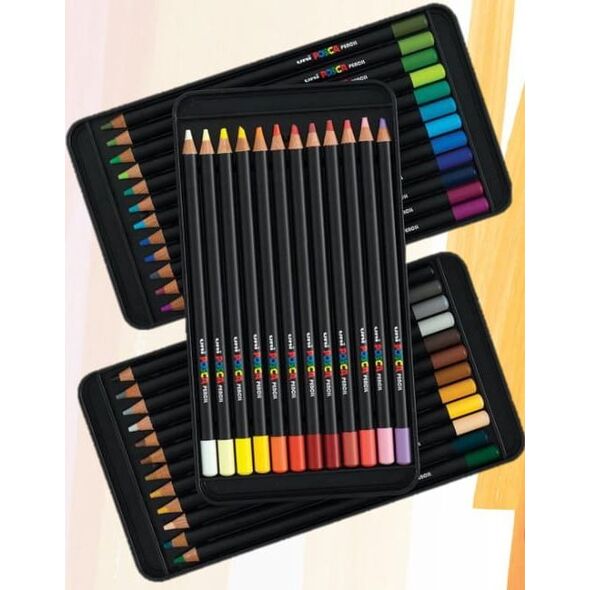 Posca Posca - Color Pencils - Bright and intense colors (36 pcs) (402005)