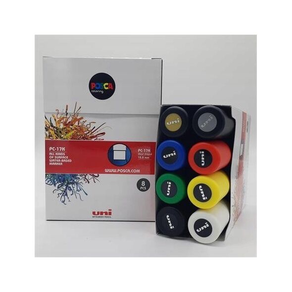 Posca POSCA PC-17K SÆT MED 8 FARVER