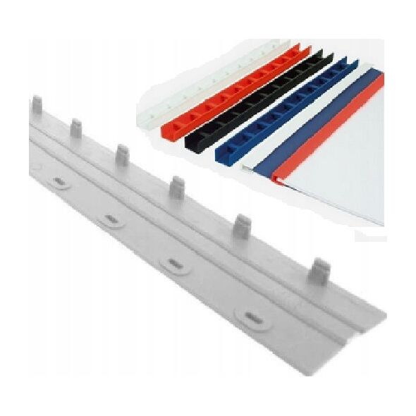 Argo LISTWY ZATRZASKOWE 20MM ARGO GREENBINDER 421201 BIAŁE 50SZT