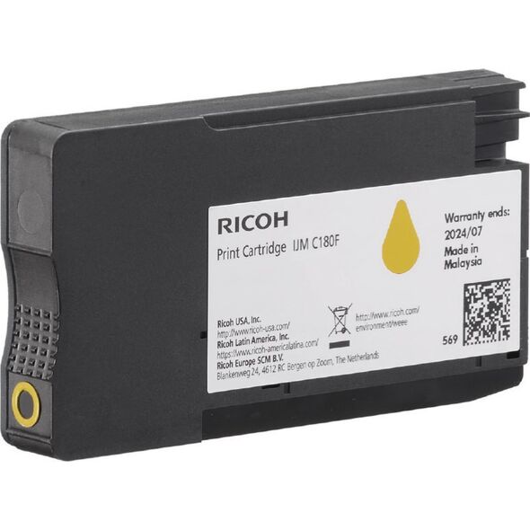 Ricoh Ricoh Ink 408520 / C180Y Yellow