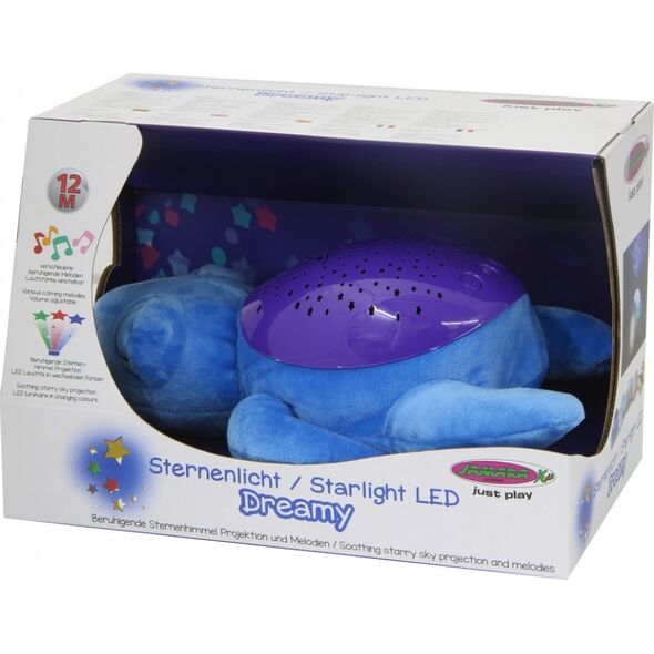 Jamara Jamara Dreamy Turtle nocna lampka dziecięca Wolnostojący Niebieski, Fioletowy LED