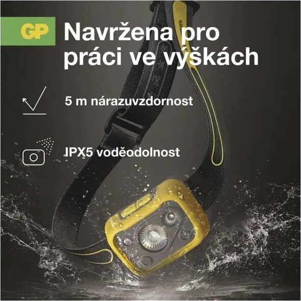 Latarka GP GP Discovery Work Headlamp, CHW53, 280 lumen