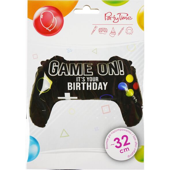 GoDan Balon foliowy Game on 32cm