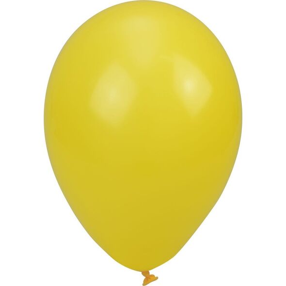Arpex Balony pastelowe jednokolorowe żółte 24cm 10szt