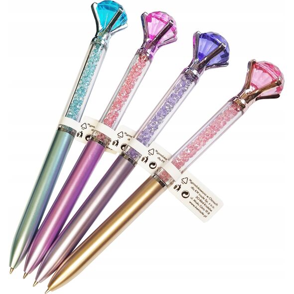 Teka Długopis GR-F424 z diamencikiem (24szt) FIORELLO
