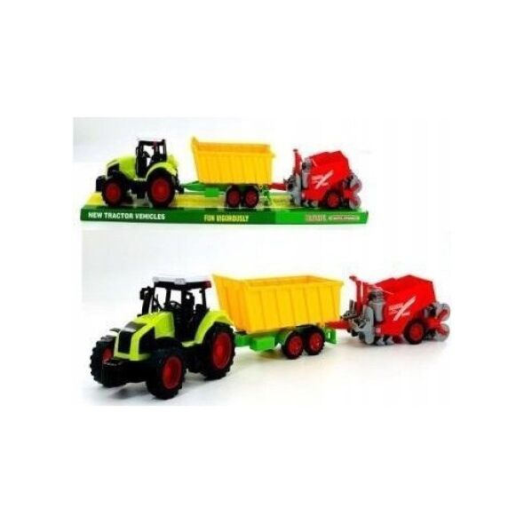 Gazelo Traktor z maszynami rolniczymi