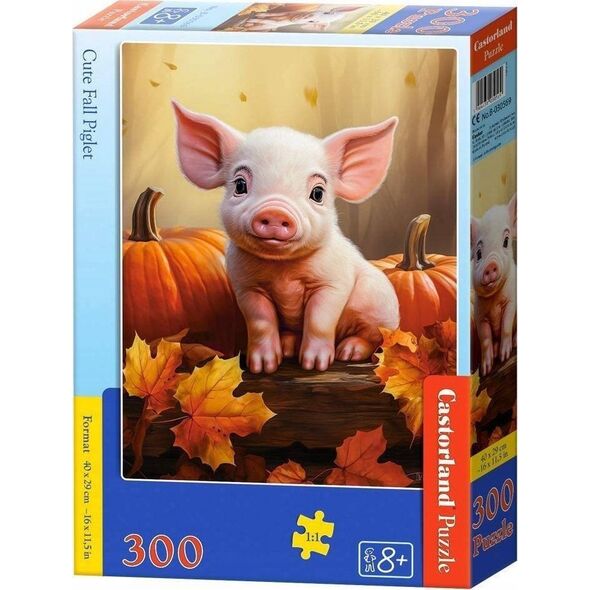 Castorland Puzzle 300 Cute Fall Piglet CASTOR