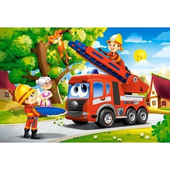 Castorland Puzzle 40 Firefighters to the Rescue CASTOR