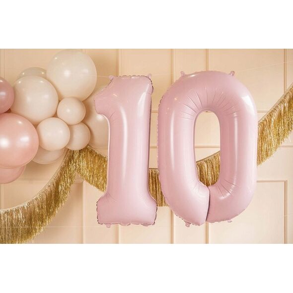 PartyDeco Balon foliowy 1 jasny różowy 72cm