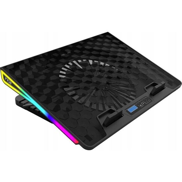 Inca Inca INC-608GMS stojak na notebooka Podstawka na notebooka Czarny 43,2 cm (17")