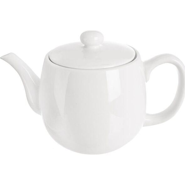 Orion Dzbanek z zaparzaczem do herbaty porcelanowy biały MONA 700 ml