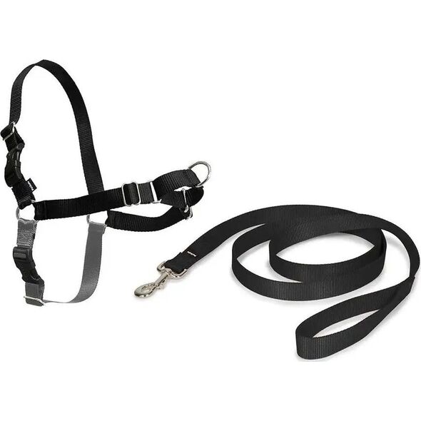 PetSafe Petsafe Easy Walk® Harness XL juodos petnešos lengvam pasivaikščiojimui (apimtis 86-117cm)