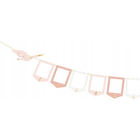 PartyDeco Girlanda na zdjęcia Bocian 10.5x15cm