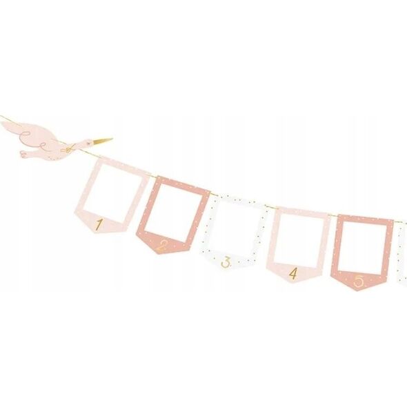 PartyDeco Girlanda na zdjęcia Bocian 10.5x15cm