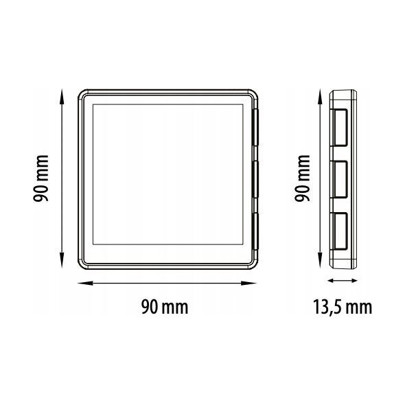Engo Engo podtynkowy, internetowy regulator tempertatury ZigBee 230V, biały EONE230W
