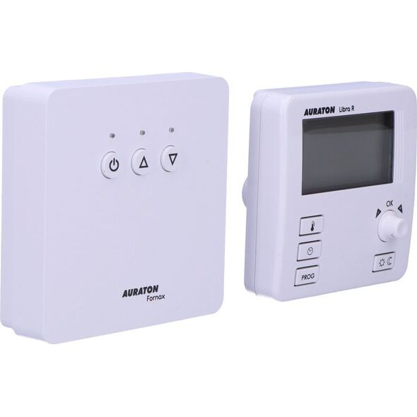 Auraton AURATON Libra SET - Tygodniowy, bezprzewodowy regulator temperatury ze sterownikiem urządzenia grzewczego (zestaw), (następca modelu 3021RT)
