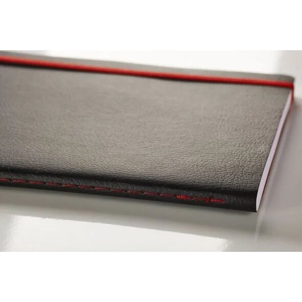 Hamelin OXFORD BLACK N´RED BUSINESS JOURNAL SOFT COVER A6 BLACK