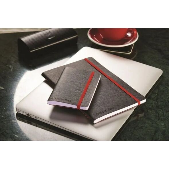 Hamelin OXFORD BLACK N´RED BUSINESS JOURNAL SOFT COVER A6 BLACK