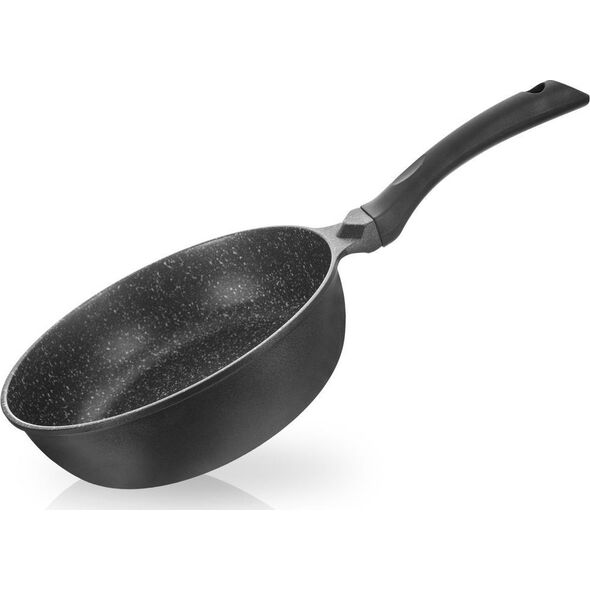 Patelnia Orion Patelnia granitowa głęboka wysoka GRANDE 28 cm