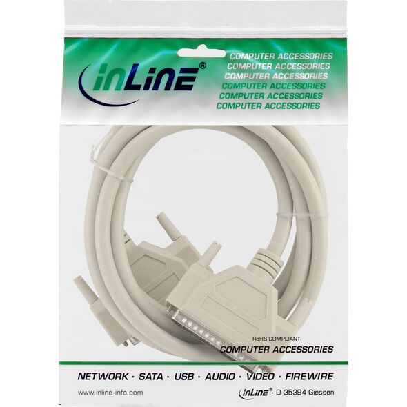 InLine InLine® Serial Extension Cable 37 Pin DB37 male to male direct 5m