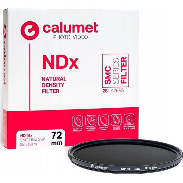 Filtr Calumet Calumet Filtr ND16x SMC 72 mm Ultra Slim 28 Layers