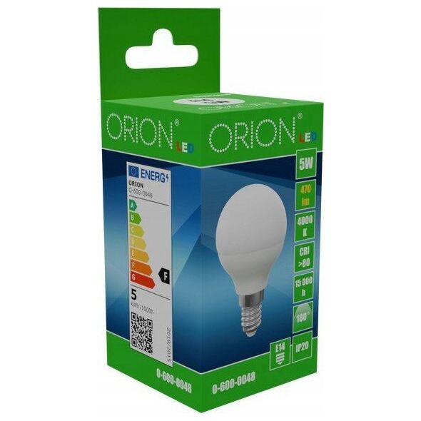 Orion Å»ARÃWKA LED 5W E14 470LM G45