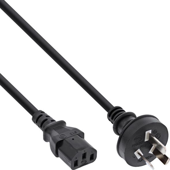 Kabel zasilający InLine InLine® Power cable, China plug to IEC, black, 5.0m