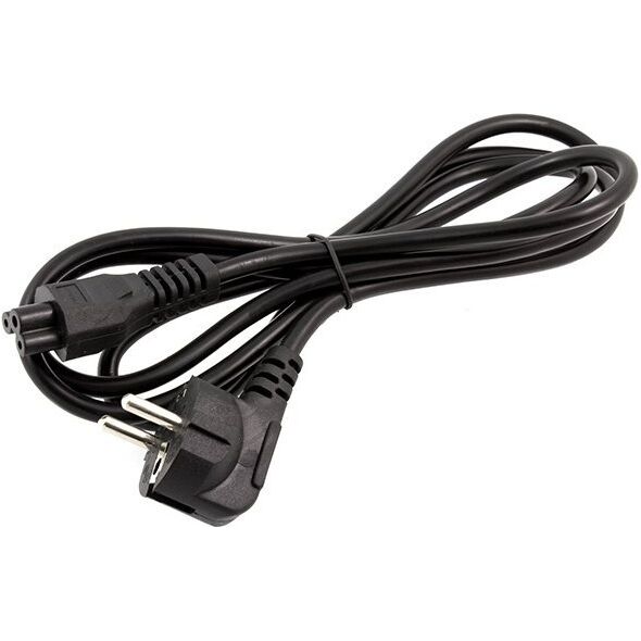 Kabel zasilający InLine InLine® Power cable extension, hot condition connector IEC-C15 straight to IEC-C14 straight, 1.8m, black