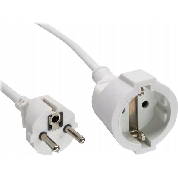 Kabel zasilający InLine InLine® Power Extension Cable Type F white 2m