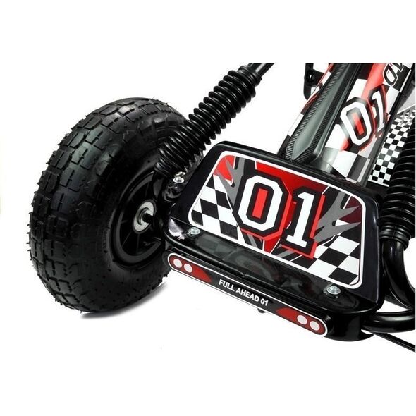 Lean Cars Gokart Czarny A-15 Pompowane Koła LEAN CARS
