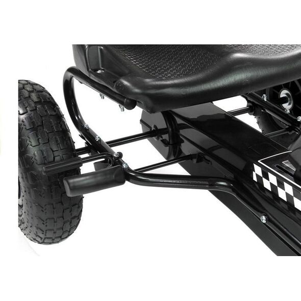 Lean Cars Gokart Czarny A-15 Pompowane Koła LEAN CARS