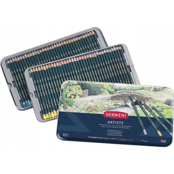 Derwent Derwent Artist colored pencil assortment, 72 pencils