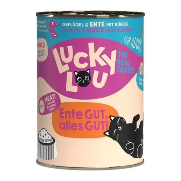 Lucky Lou Lucky Lou Lifestage Adult Drób i kaczka puszka 400g