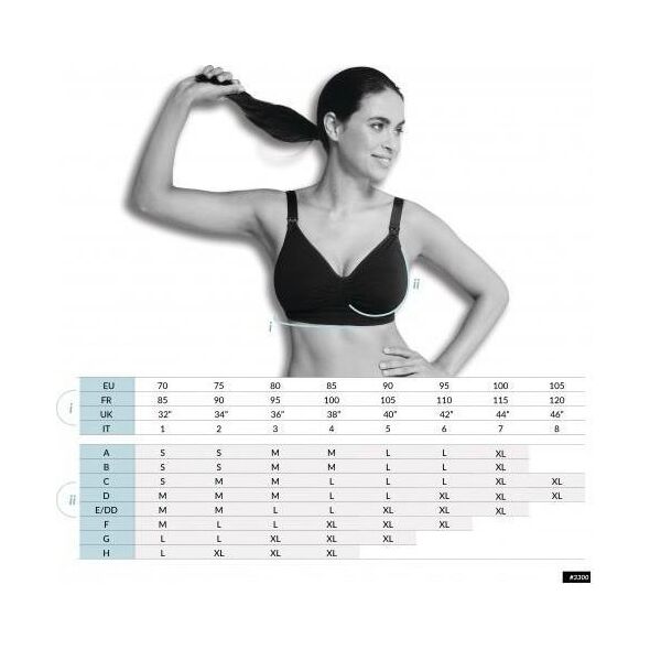 Carriwell CARRIWELL padded maternity & nursing bra Black M 3321