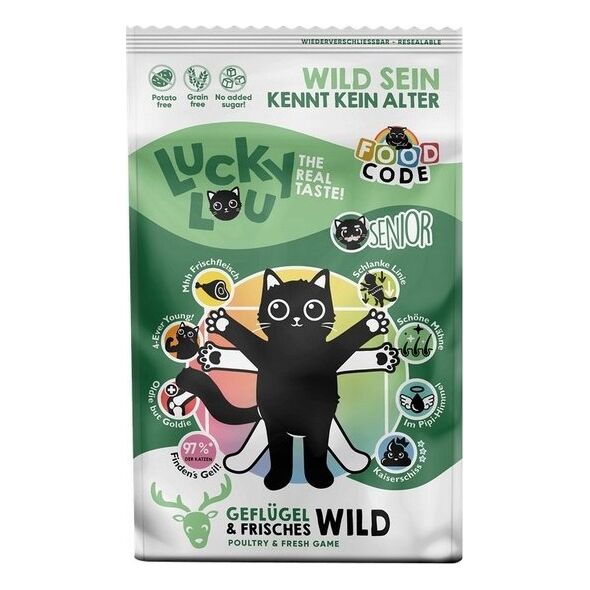 Lucky Lou Lucky Lou Food Code Lifestage Senior Geflugel & Wild 750g