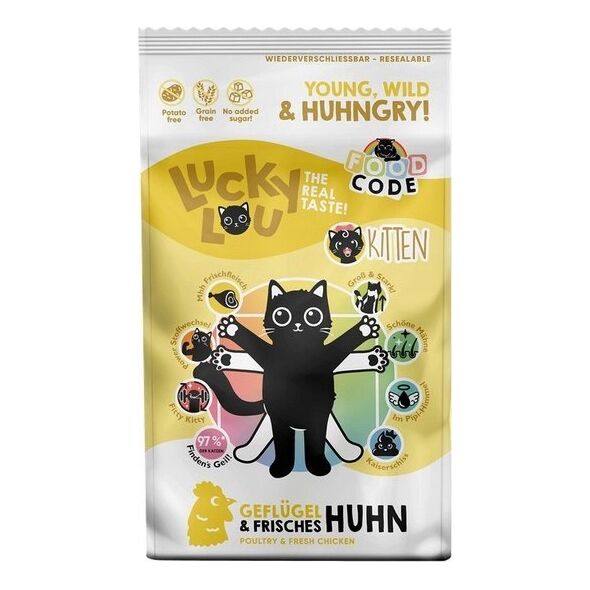 Lucky Lou Lucky Lou Food Code Lifestage Kitten Geflugel & Huhn 1,7kg