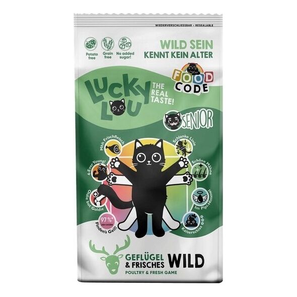 Lucky Lou Lucky Lou Food Code Lifestage Senior Geflugel & Wild 340g