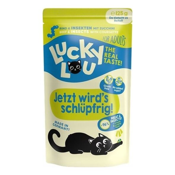 Lucky Lou Lucky Lou Lifestage Adult Wołowina i owady saszetka 125g